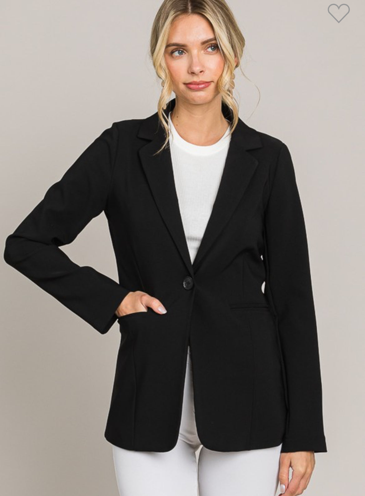 Carrie Blazer Black